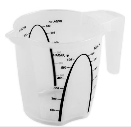 Кувшин мерный STOCKHOLM 0,6 л натуральный 1145